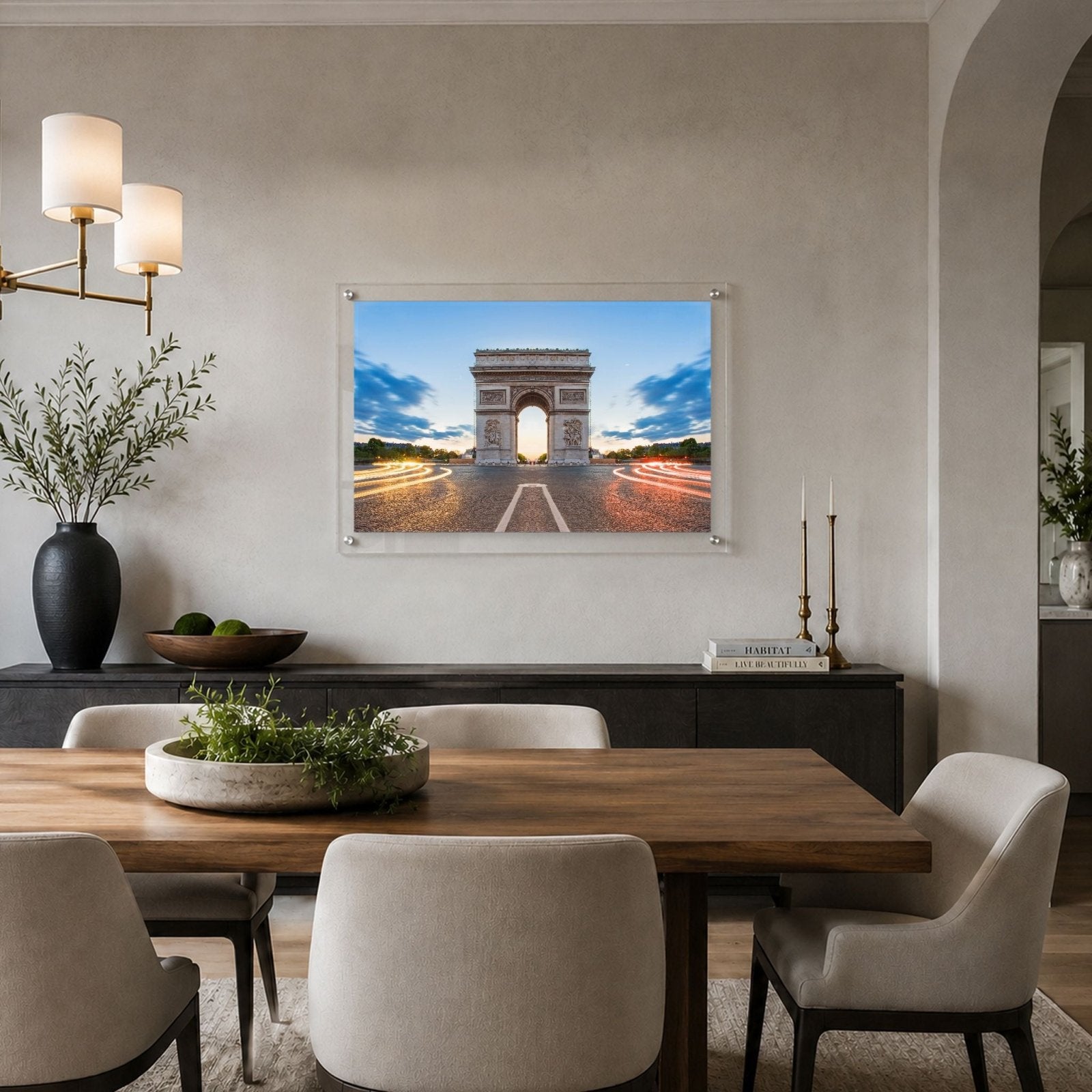 Arc Lights Acrylic Wall Art Print