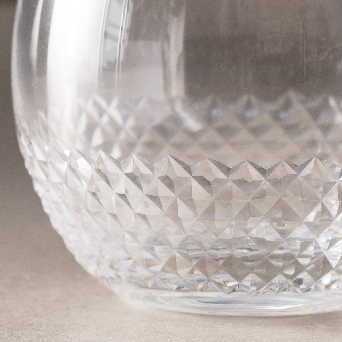 details of avignon glass, close up shot