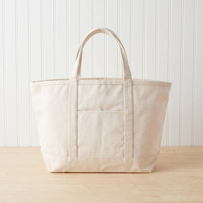 Bexford Open Zip - Top Canvas Tote Bag