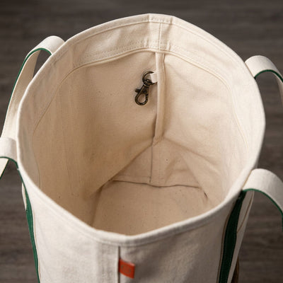 Bexford Open Zip - Top Canvas Tote Bag