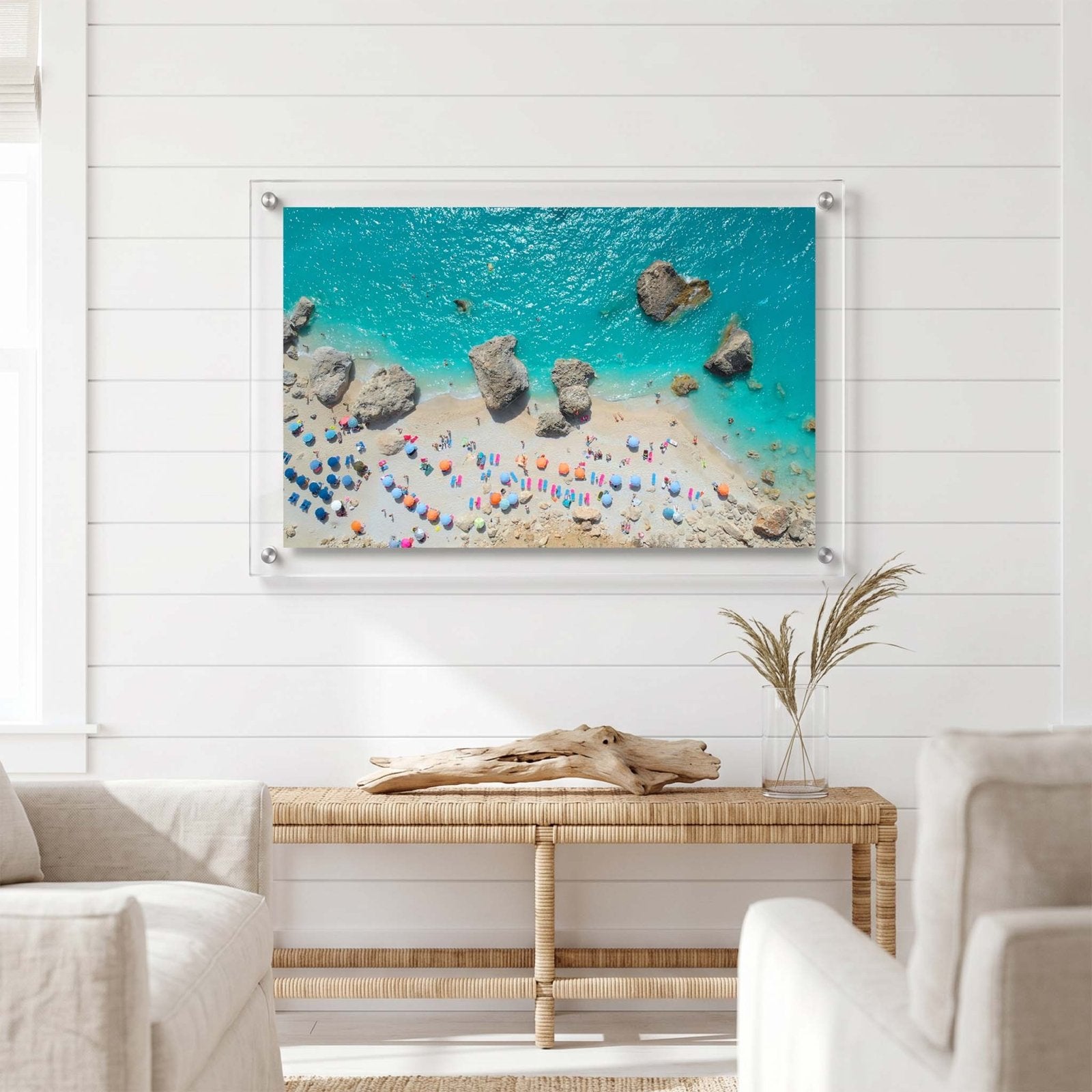 Blue Lagoon Club Acrylic Wall Art Print