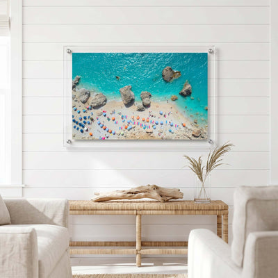 Blue Lagoon Club Acrylic Wall Art Print