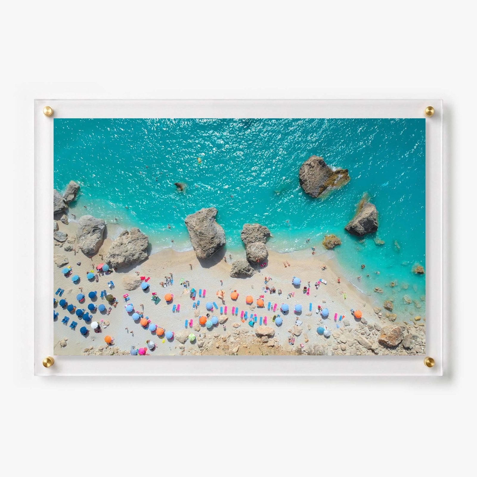 Blue Lagoon Club Acrylic Wall Art Print