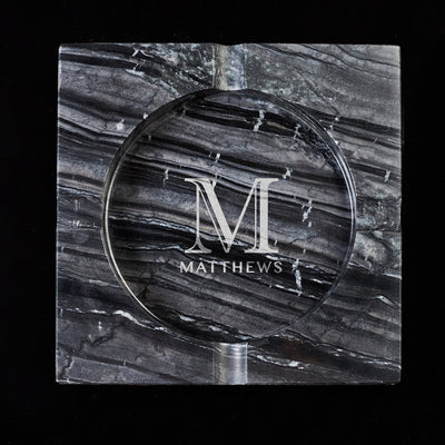 Bradford Custom Marble Cigar Ashtray