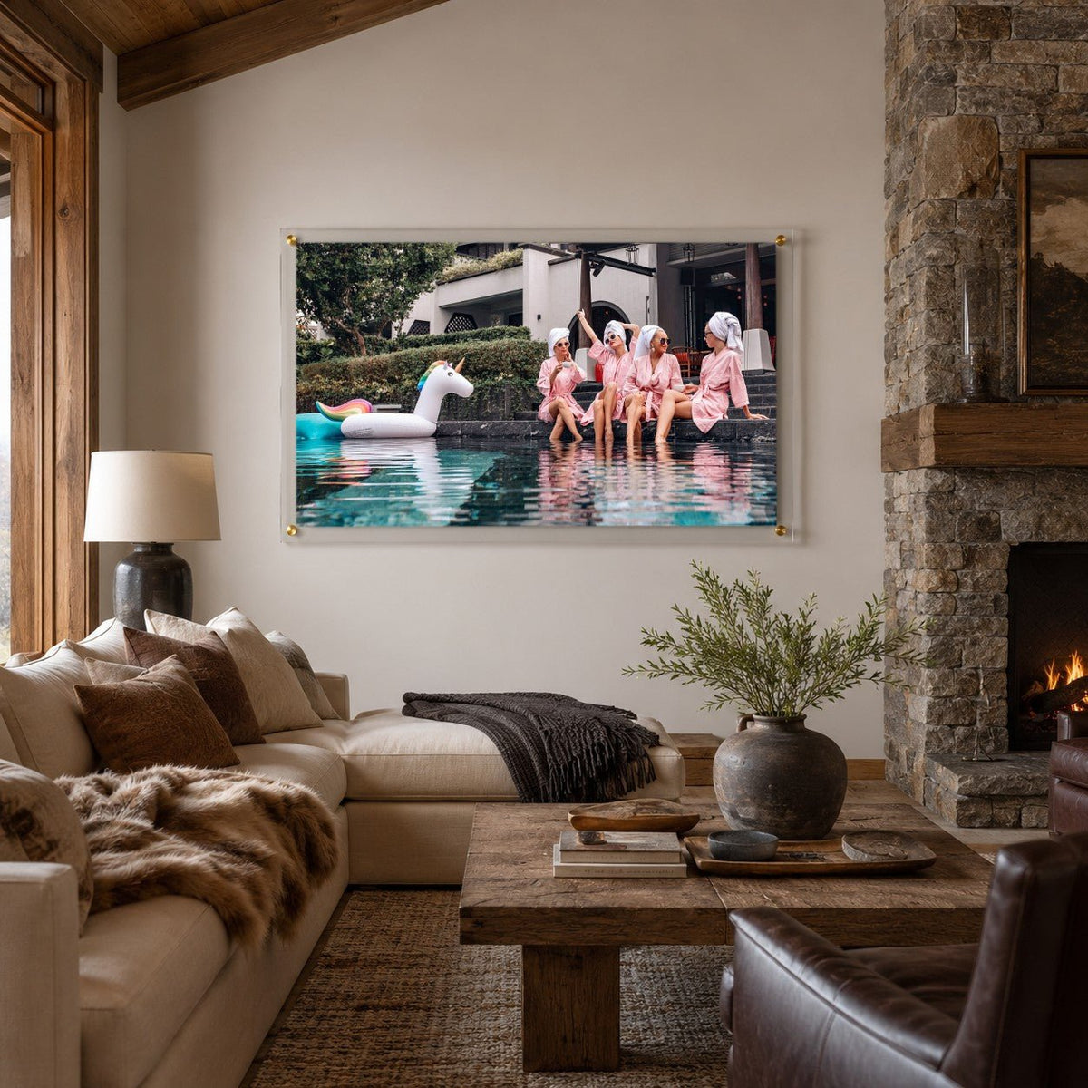 Breakfast at Brittany's Acrylic Wall Art Print - Horizontal