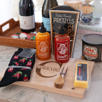 Caliente! Spicy Snacks Hot Sauce Gift Basket