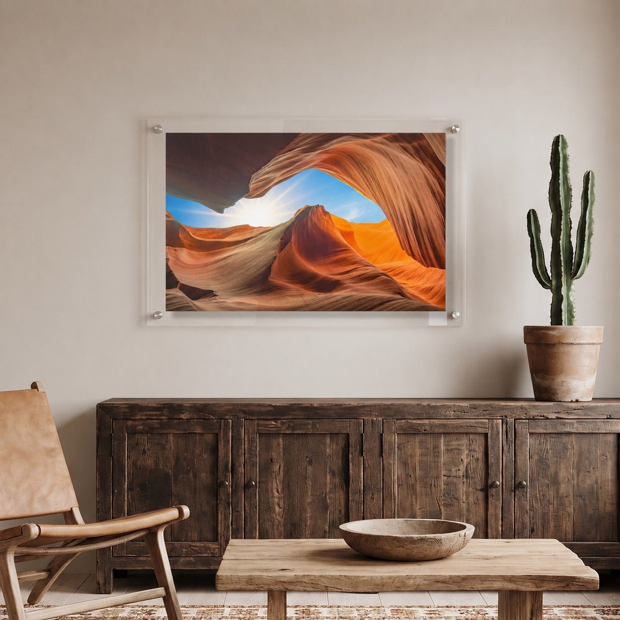Canyon Glow Acrylic Wall Art Print