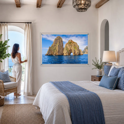 Capri on the Rocks Acrylic Wall Art Print