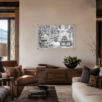 Chair Line Acrylic Wall Art Print