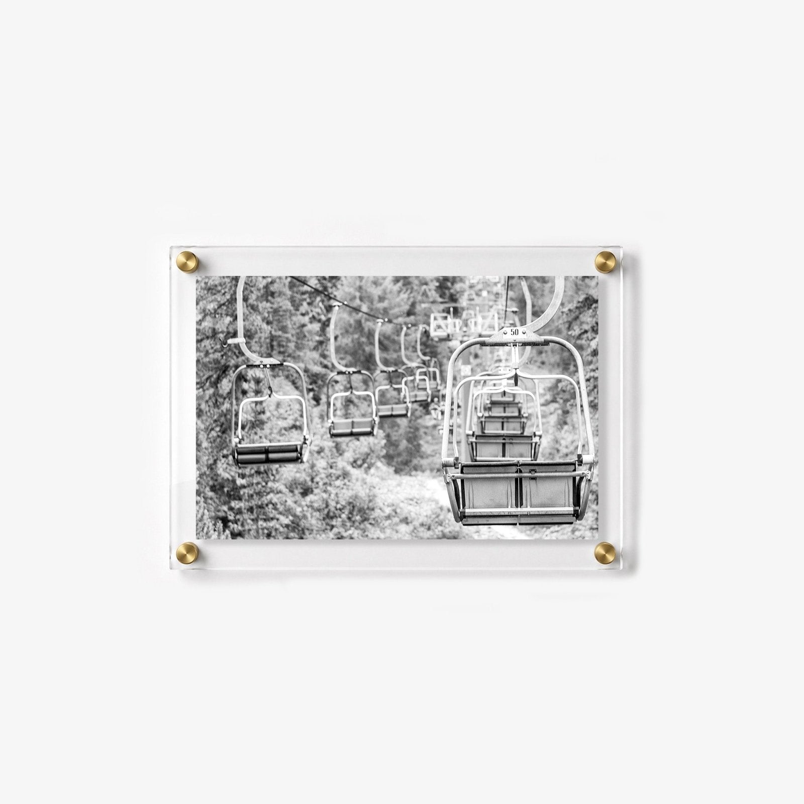 Chair Line Acrylic Wall Art Print
