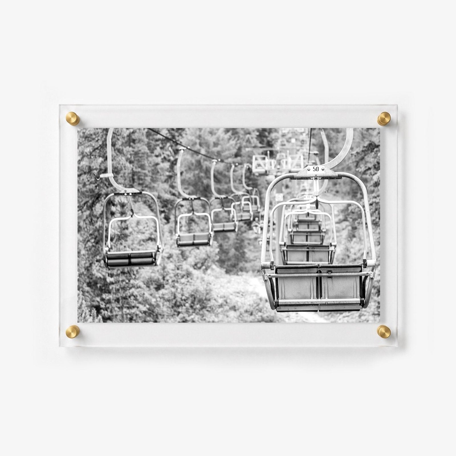 Chair Line Acrylic Wall Art Print
