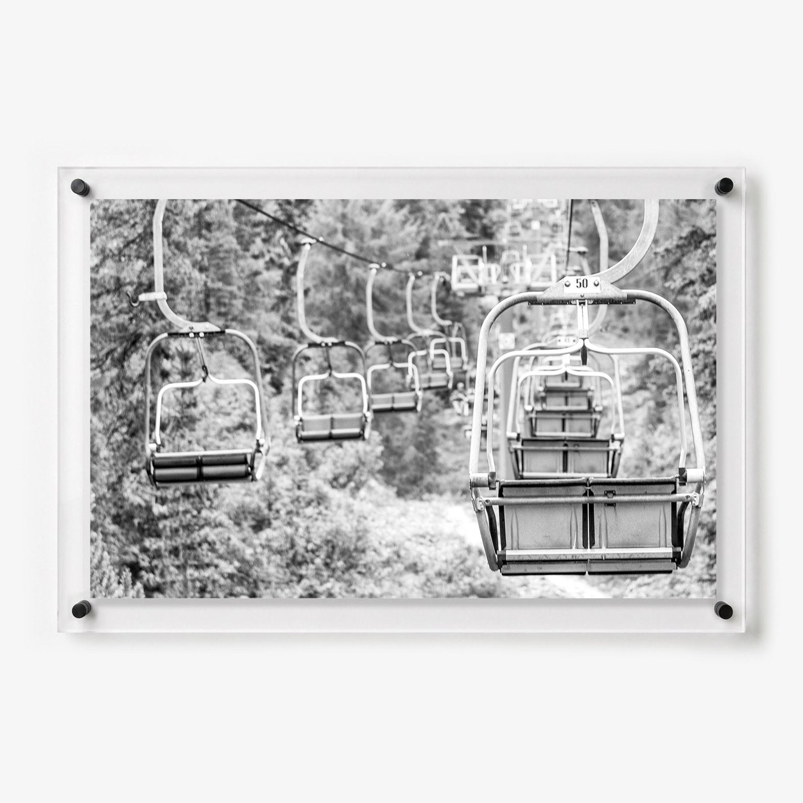 Chair Line Acrylic Wall Art Print