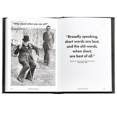 Churchill Wit and Wisdom - Coffee Table Book, Leather Bound