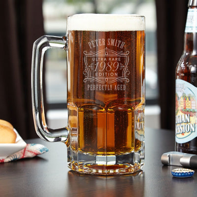 Colossal Personalized Beer Mug