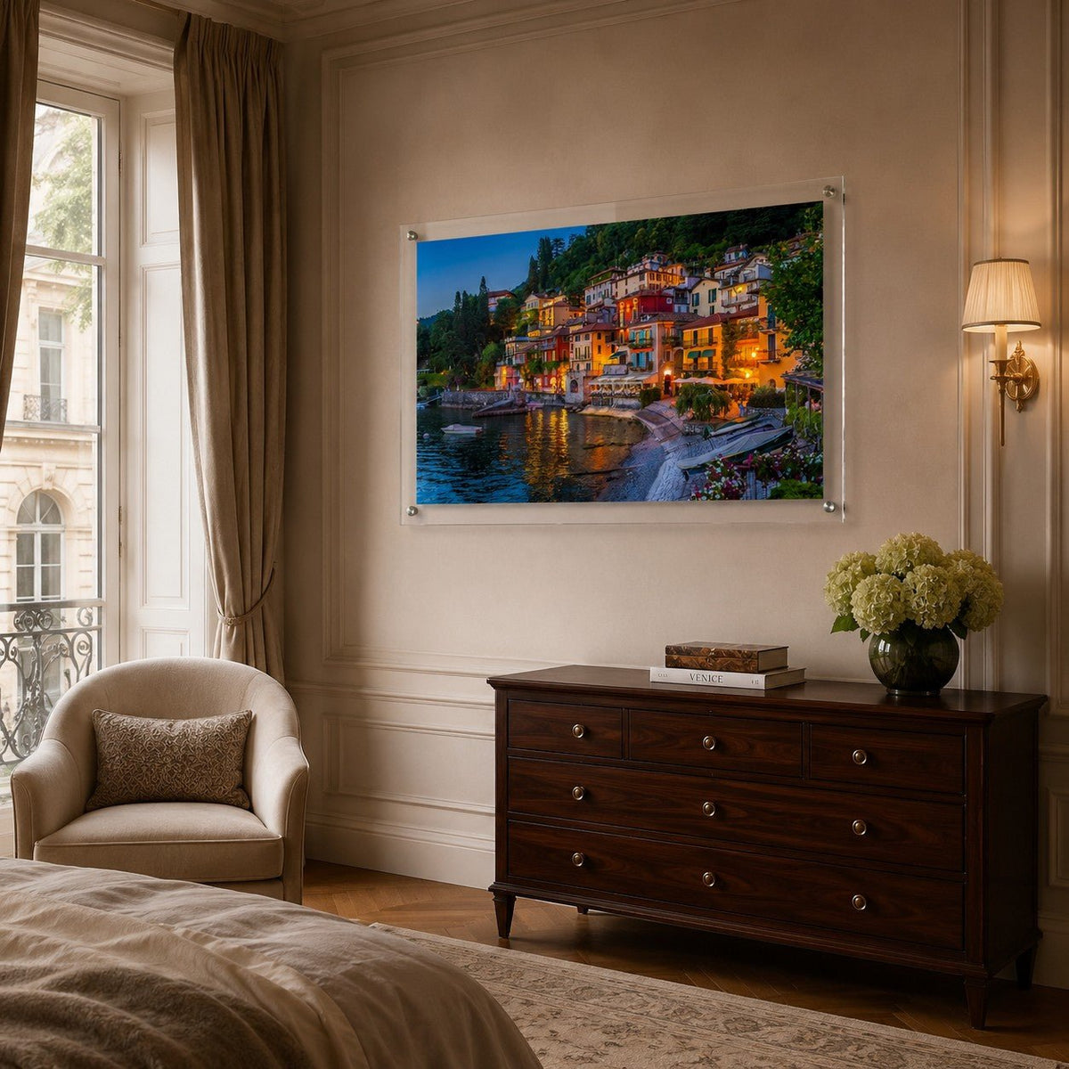 Como After Dark Acrylic Wall Art Print
