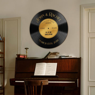 Custom Album Wood Sign, 2 Color Options