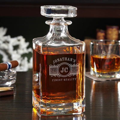 Custom Carson Whiskey Decanter