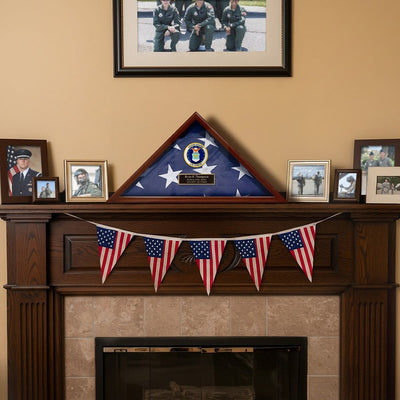 Custom Flag Case Air Force Retirement Gift - Made in USA