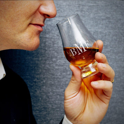 Custom Glencairn Glasses - Gift Set in Ebony Box