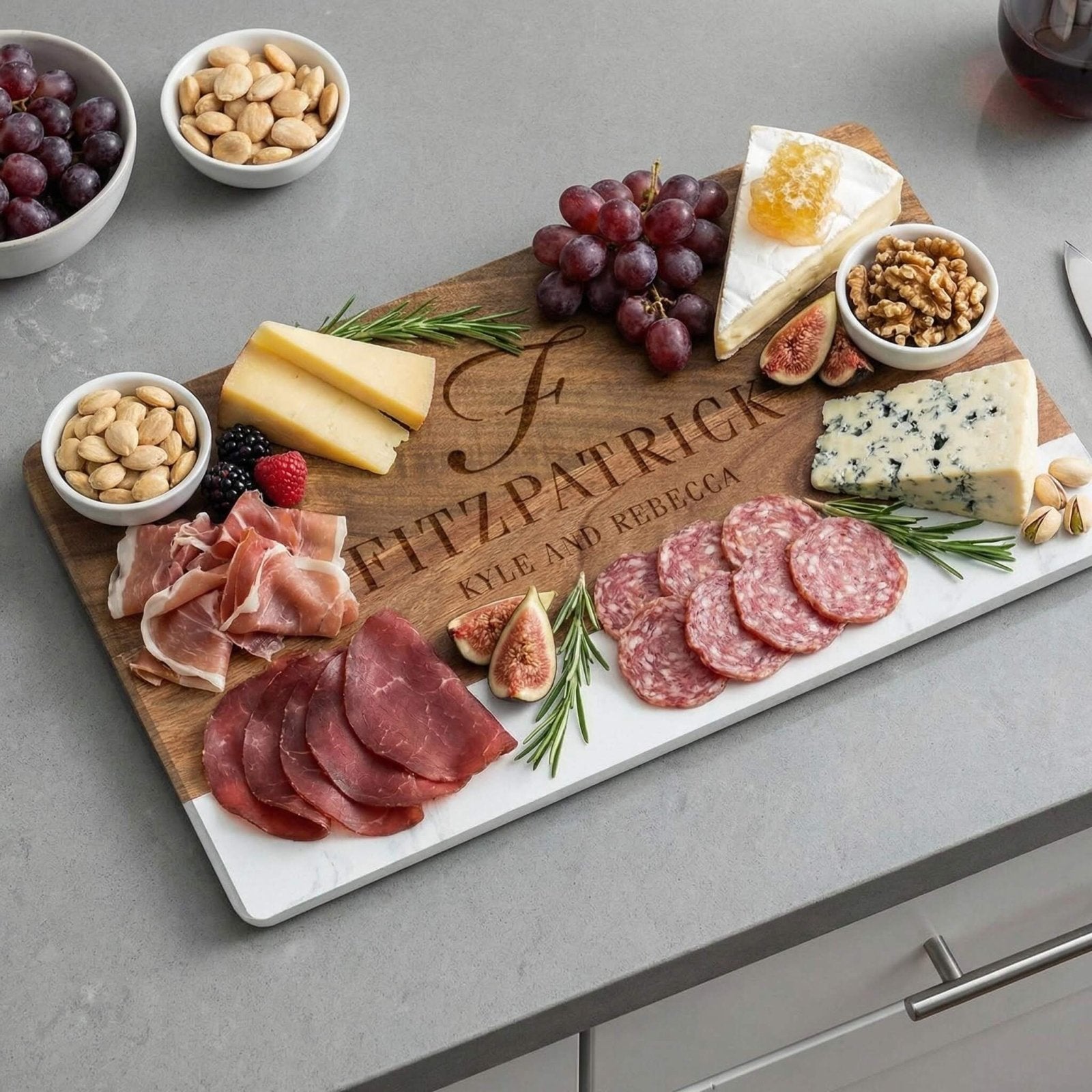 Custom Wood Charcuterie Board