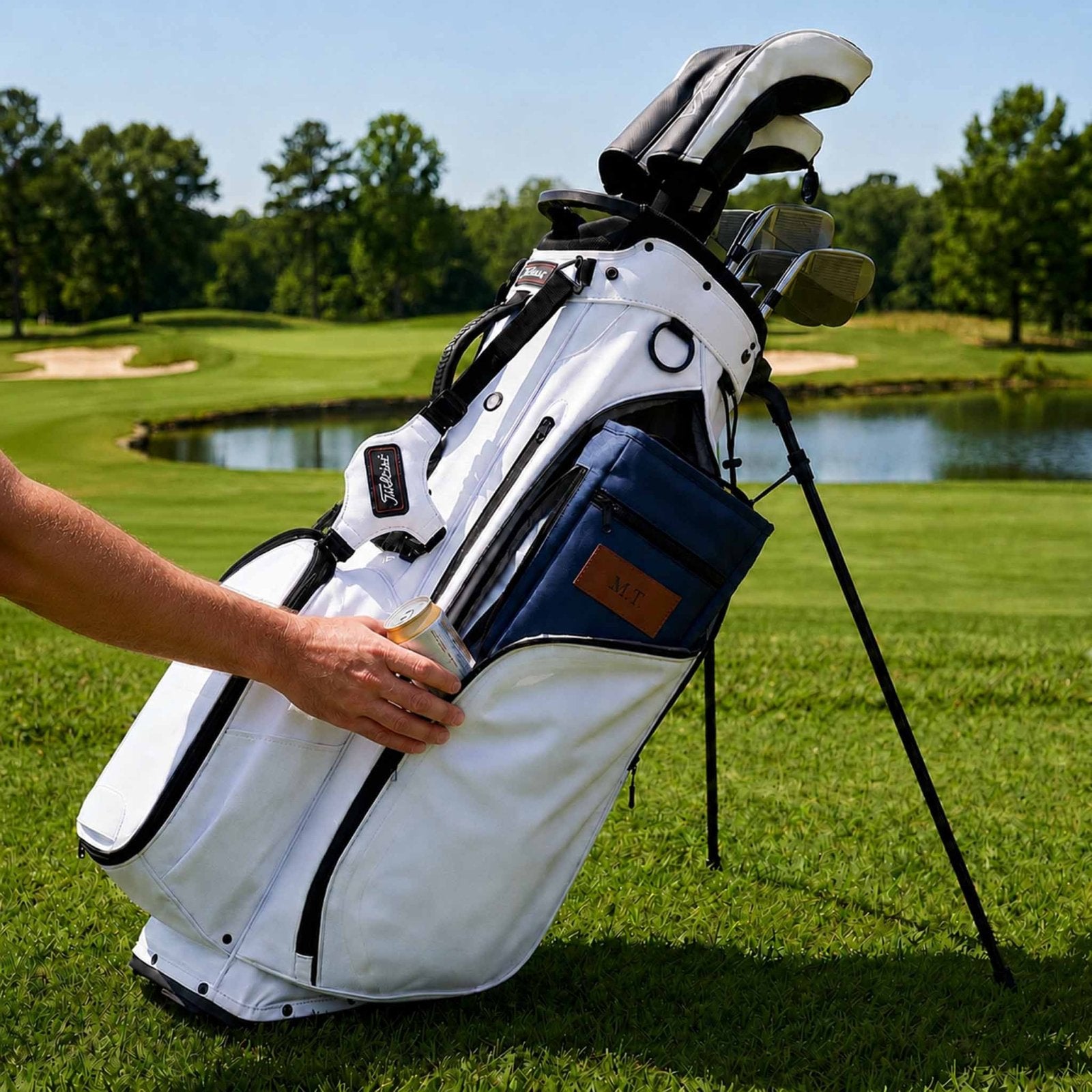 Dunridge Personalized Insulated Golf Bag Cooler - Navy