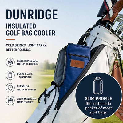 Dunridge Personalized Insulated Golf Bag Cooler - Navy