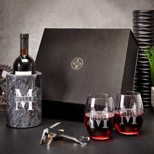 Black Wine Chiller + Luxury Set