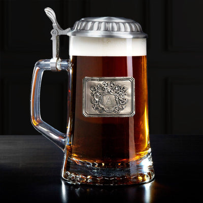 European Royal Crest Personalized Beer Stein