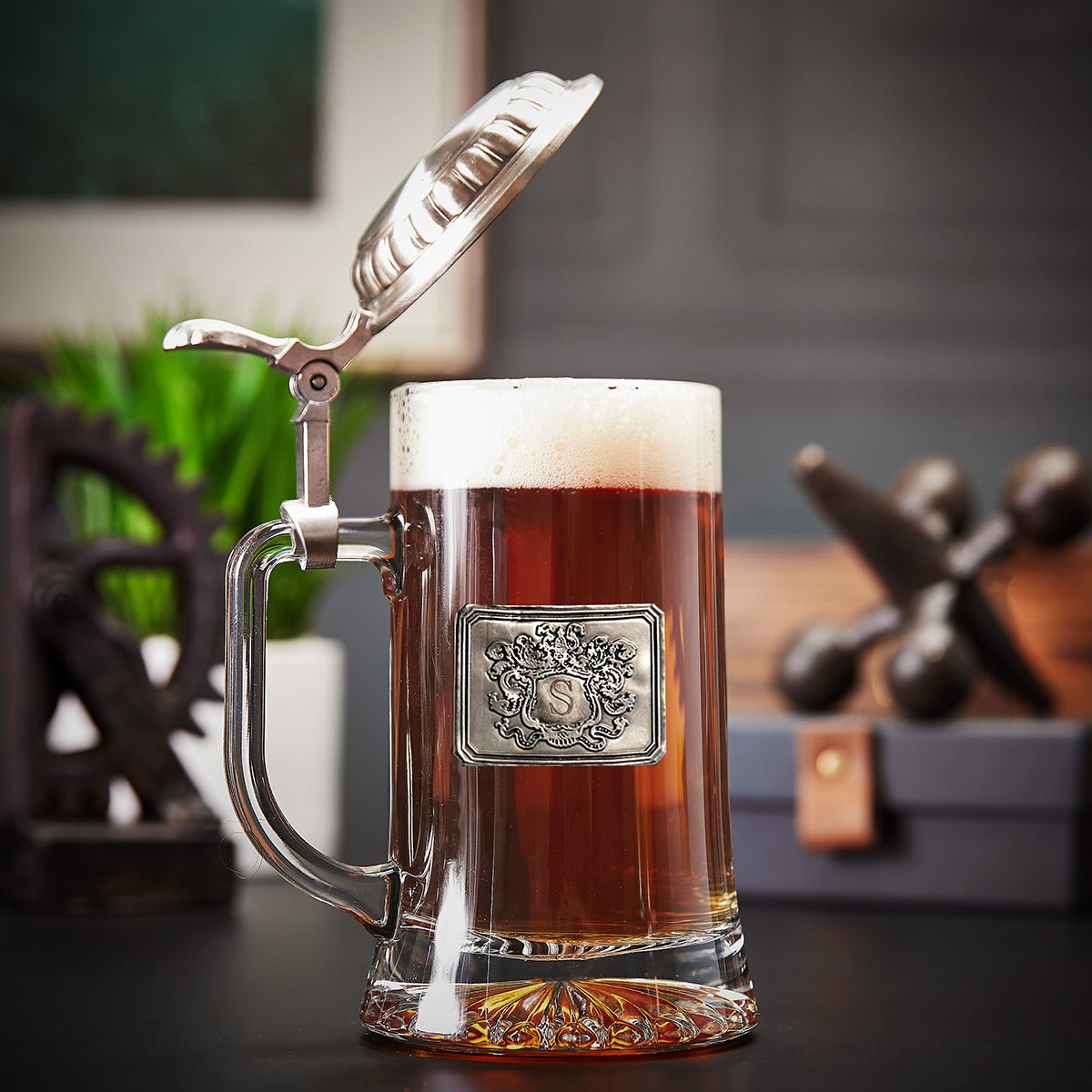 European Royal Crest Personalized Beer Stein