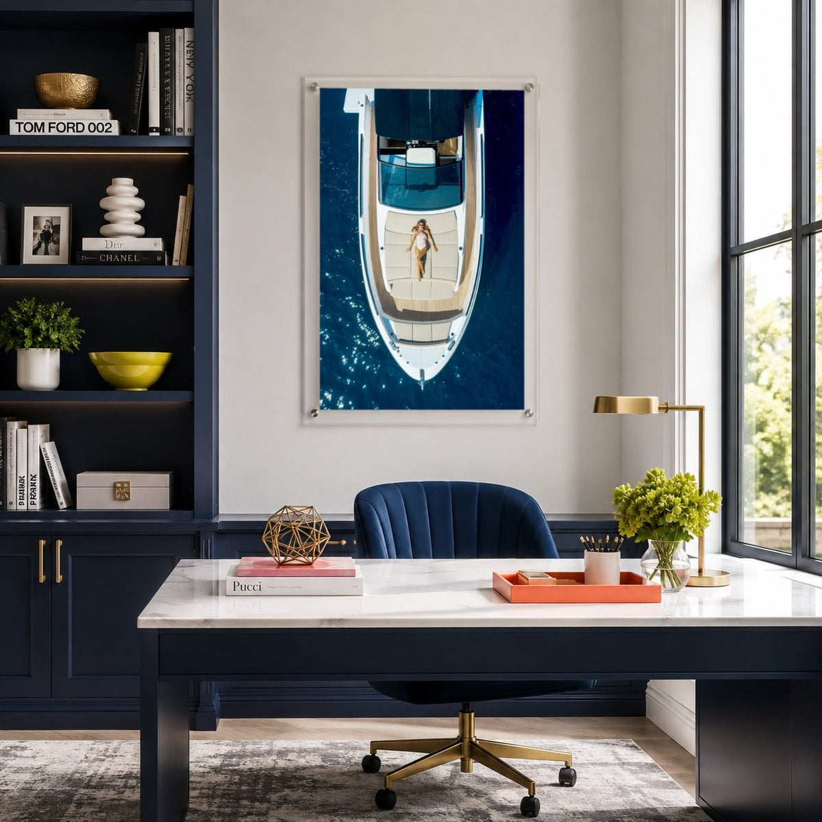 First Class Afloat Acrylic Wall Art Print