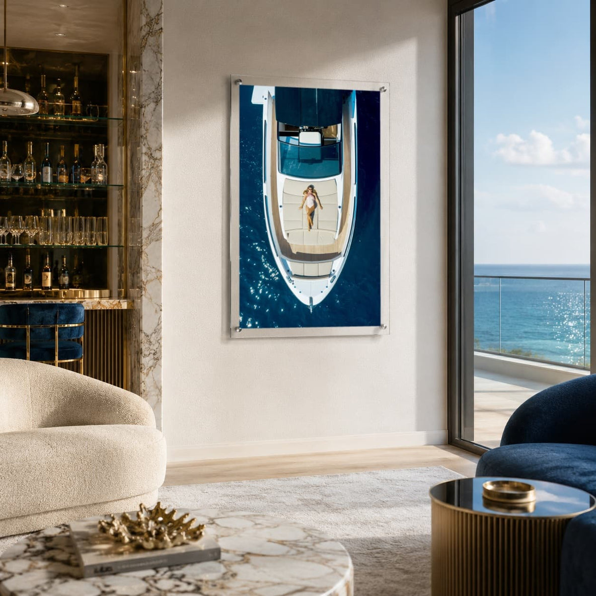 First Class Afloat Acrylic Wall Art Print