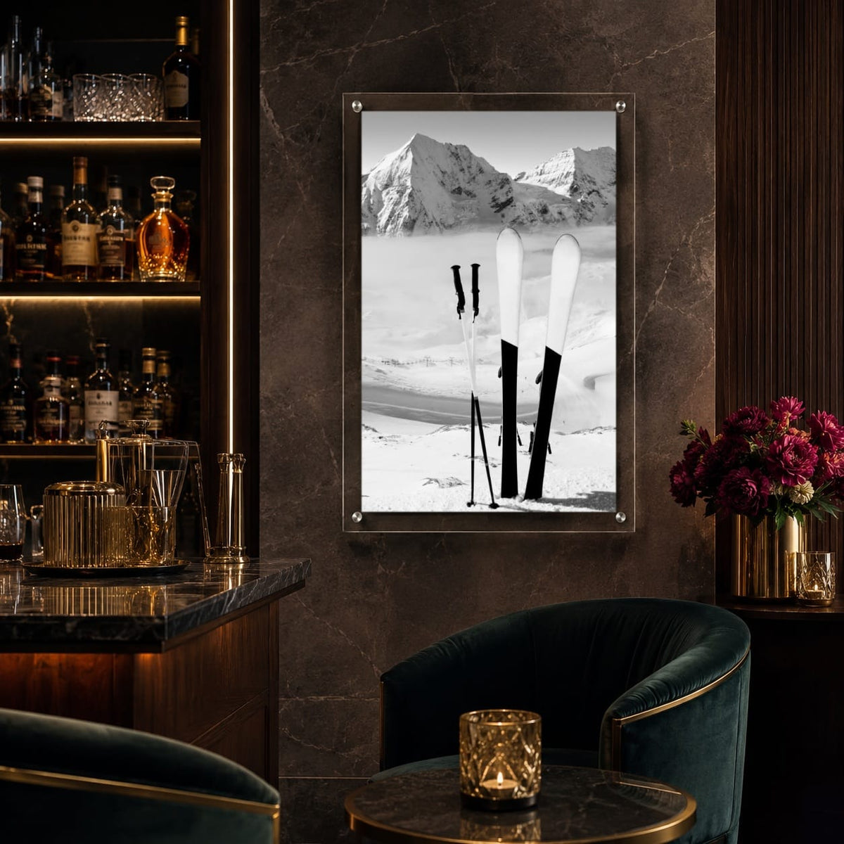 First Tracks Acrylic Wall Art Print
