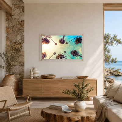 Golden Hour Palms Acrylic Wall Art Print
