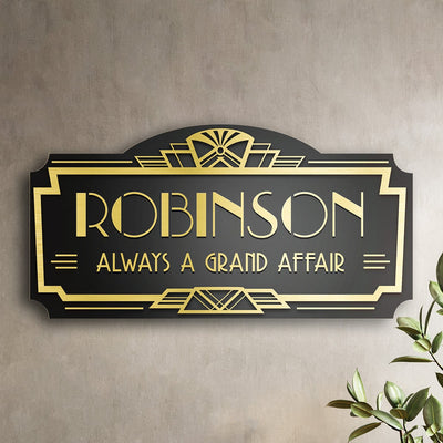 Great Gatsby Custom Sign