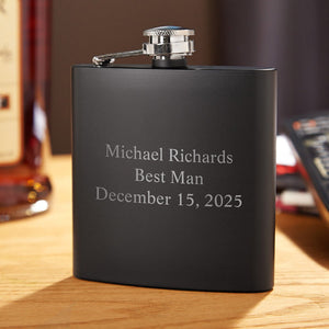 Three Lines of Text Flask