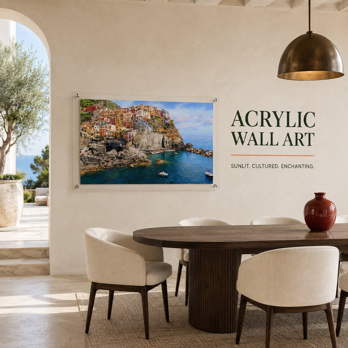 Italian Coast Acrylic Wall Art Print