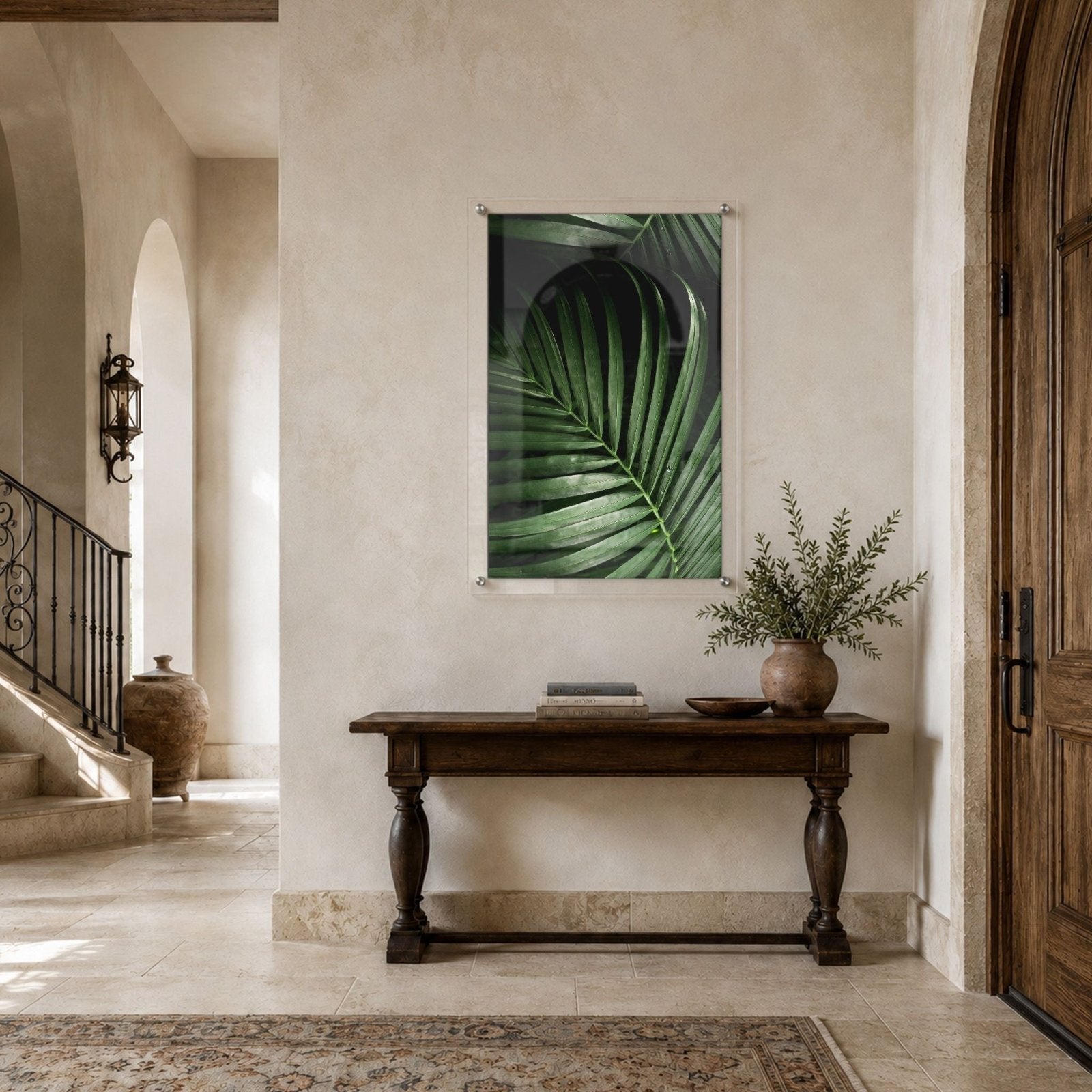 Midnight Palm Acrylic Wall Art Print