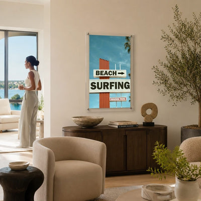 Next Stop: Surf Acrylic Wall Art Print