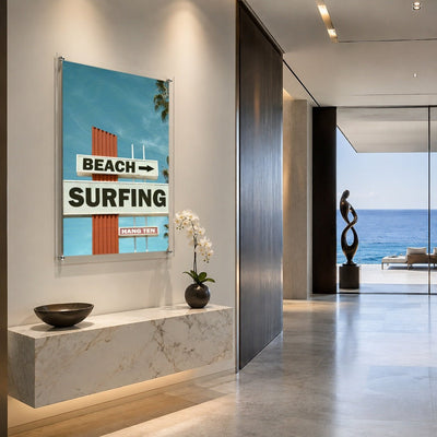 Next Stop: Surf Acrylic Wall Art Print