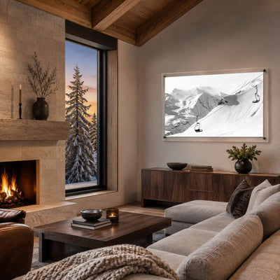 Only Up from Here Black & White Acrylic Wall Art Print