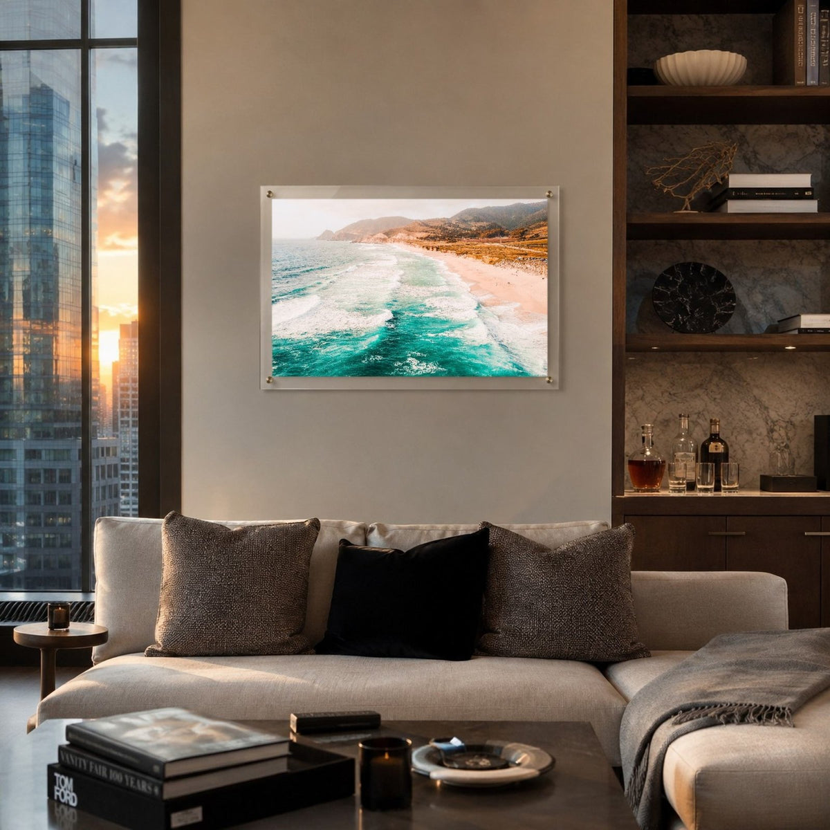 Pacific Pastels Acrylic Wall Art Print