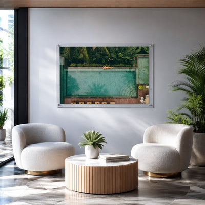 Palm & Circumstance Acrylic Wall Art Print - Horizontal