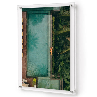 Palm & Circumstance Acrylic Wall Art Print - Vertical