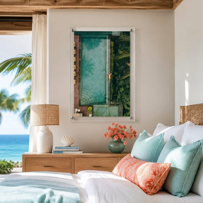 Palm & Circumstance Acrylic Wall Art Print - Vertical