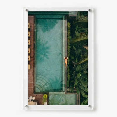 Palm & Circumstance Acrylic Wall Art Print - Vertical
