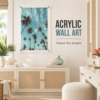 Palm Parade Acrylic Wall Art Print