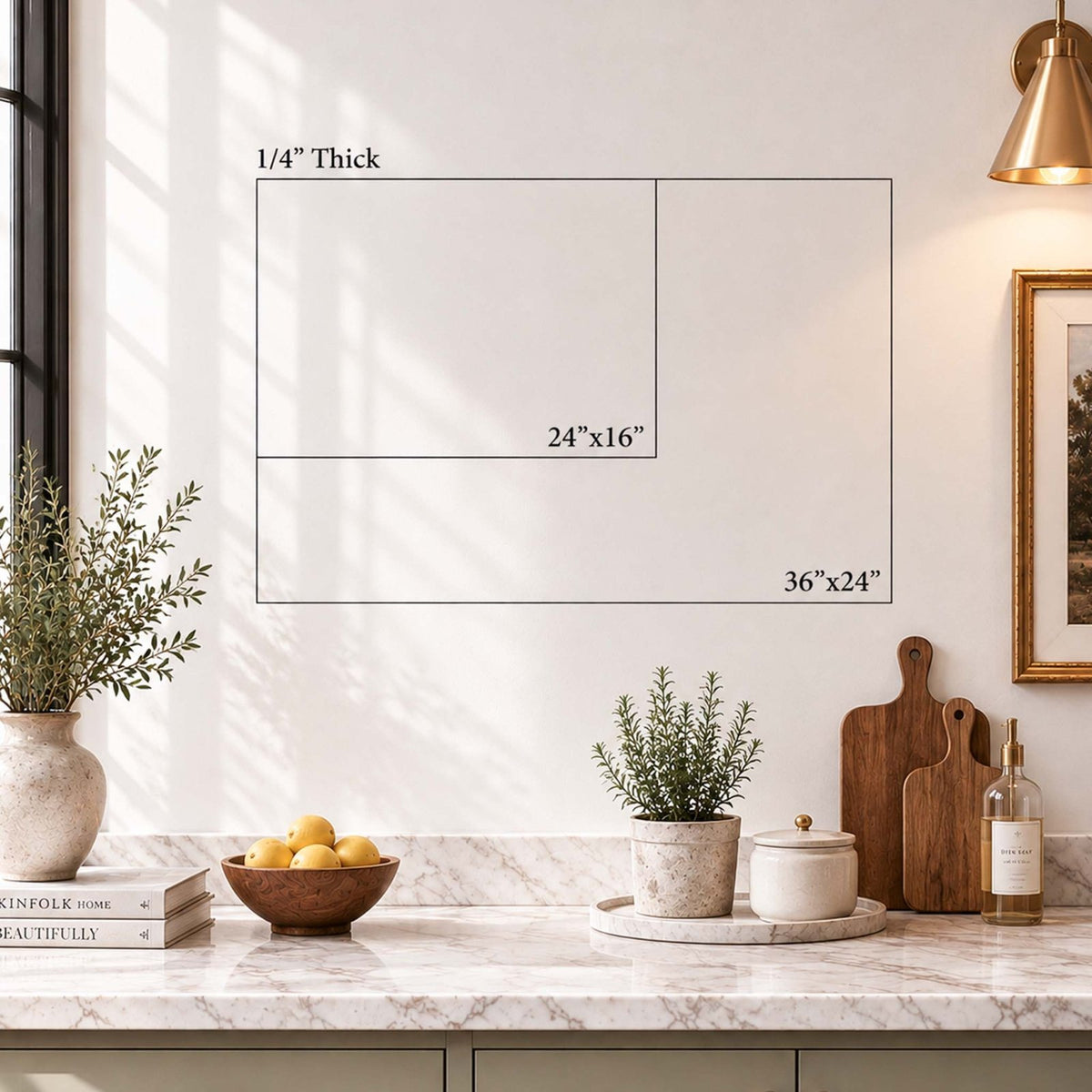 Personalized Acrylic Family Wall Calendar