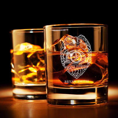 Personalized Argos Decanter Set Sheriff Gifts
