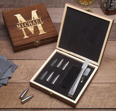 Personalized Bullet Whiskey Stones
