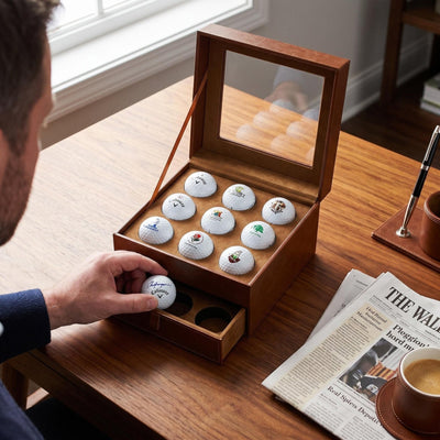 Personalized Golf Ball Collector Box